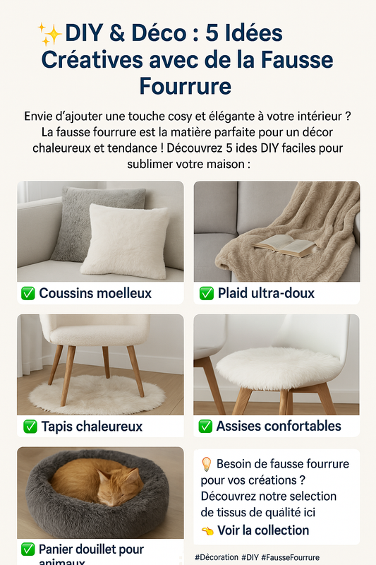 🏡 Idées Créatives pour Sublimer votre Intérieur avec de la Fausse Fourrure ✨