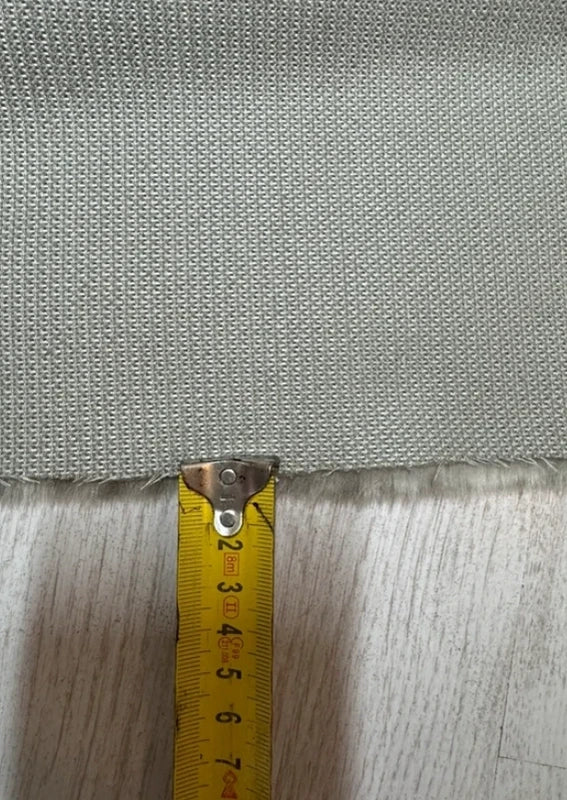 Coupon tissu fausse fourrure douce de qualité imprimée gris à poils courts 30cmx74cm