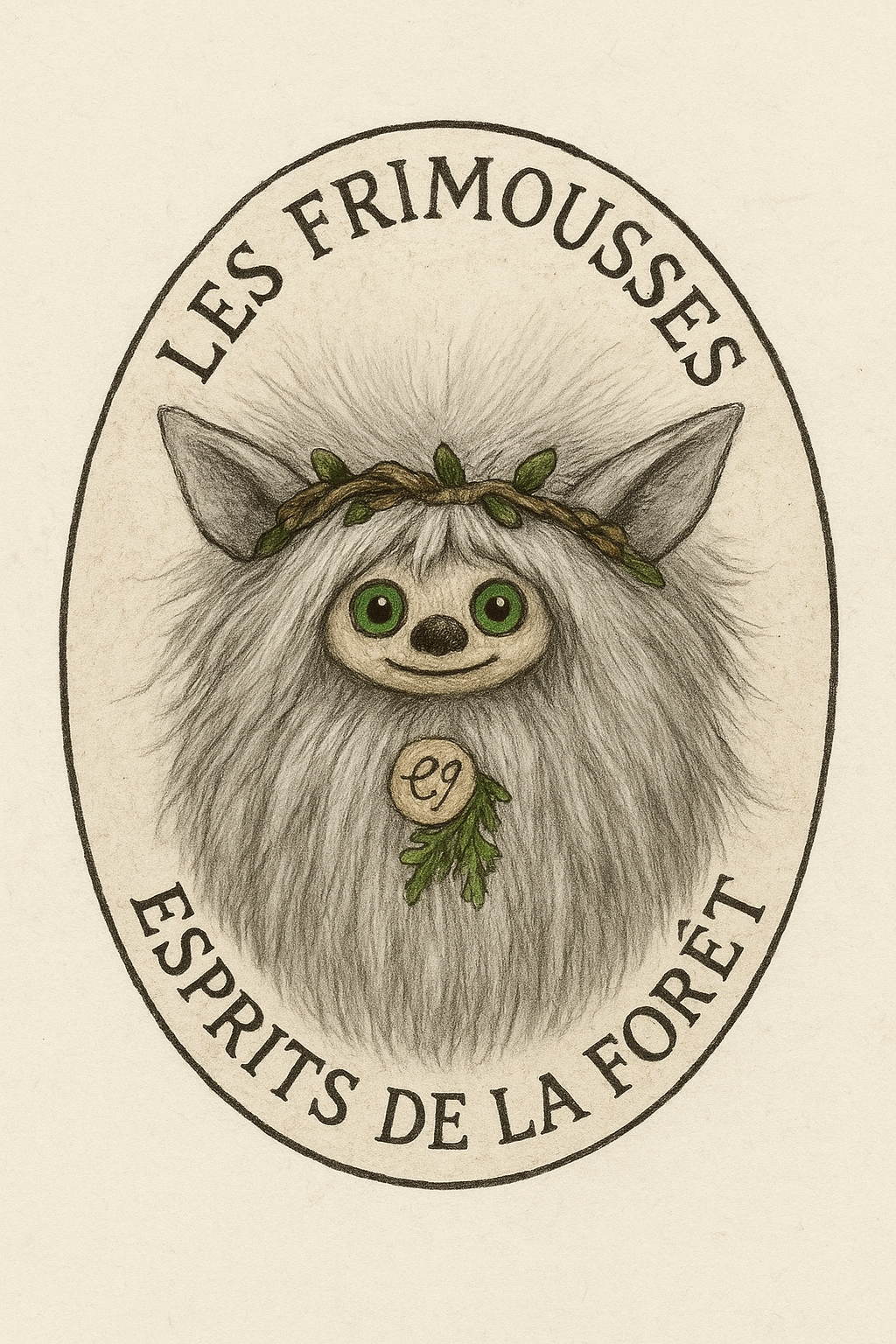 Frimousse personnalisée sur commande : Claudie