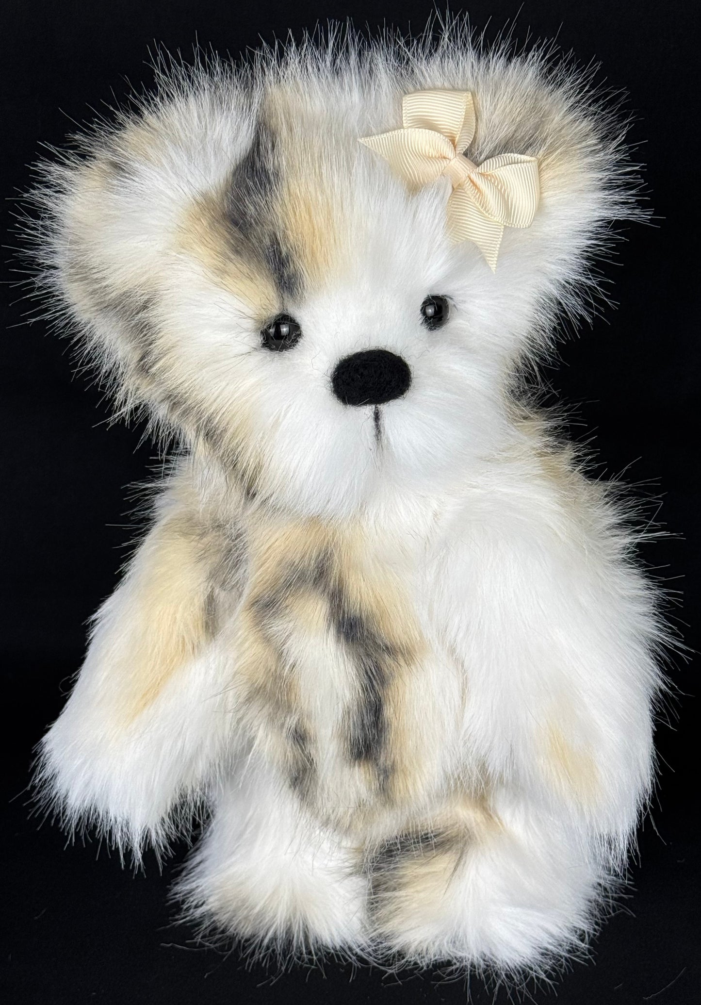 🧸 Ours de collection articulé 30 cm en fausse fourrure - Cutie, pièce unique