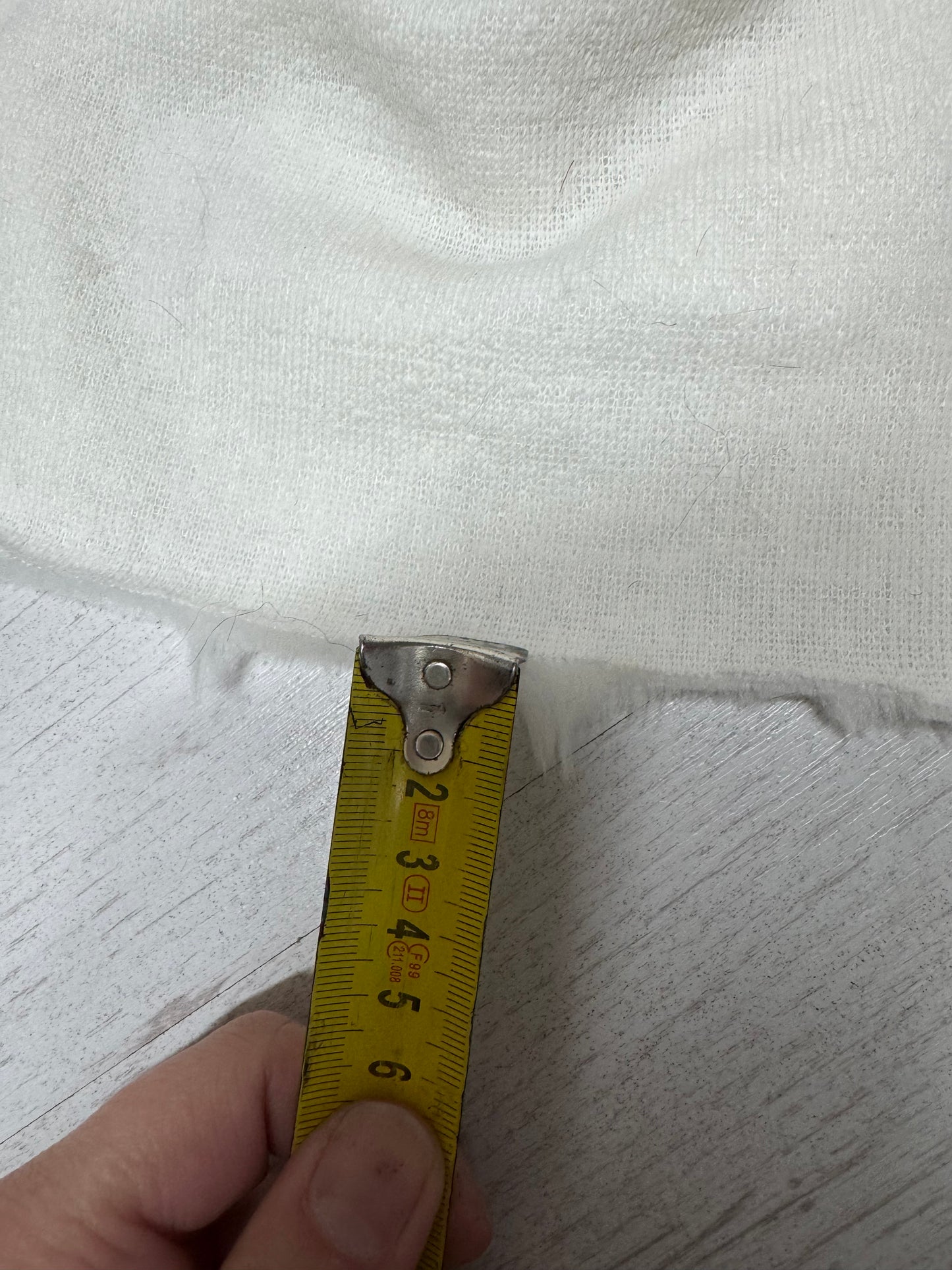 Soft white faux fur fabric swatch 30 x 140 cm – plush toy, bear, cosplay sewing