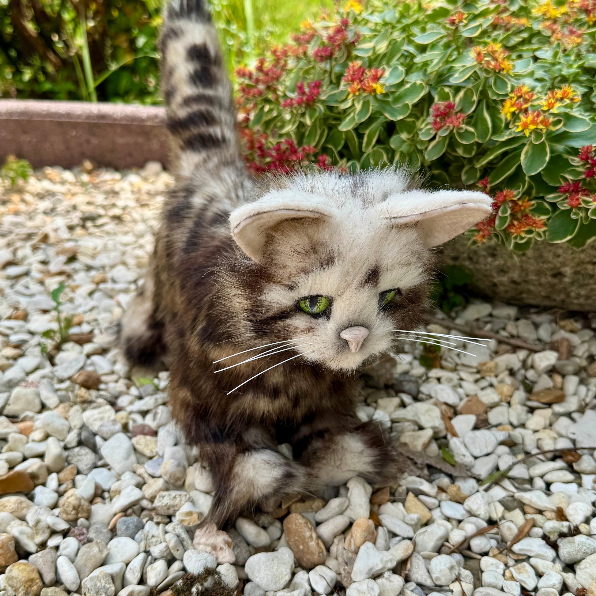 Topaze, sculpture textile réaliste inspirée du Bengal