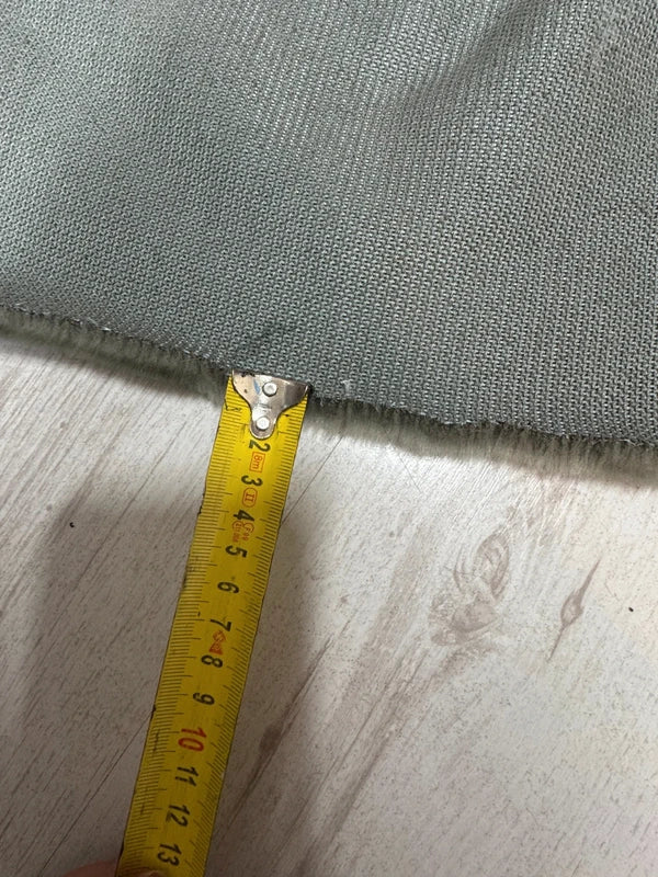 Coupon couture tissu fausse fourrure très douce et épaisse à poils mi-longs gris 30cm x 156cm