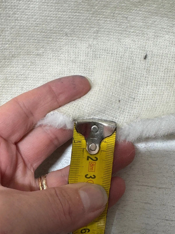 Fausse fourrure moutonnée blanche | Coupon 30×147 cm | Douce et moelleuse