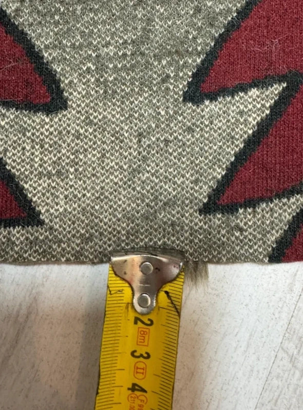 Coupon tissu fausse fourrure douce de qualité kaki rouge blanc à poils courts 30cmx158cm