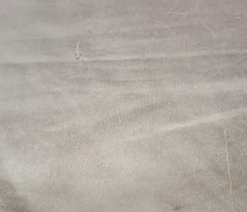 Coupon fausse fourrure douce à poils mi-longs imprimée marron et noir 30cm x 100cm