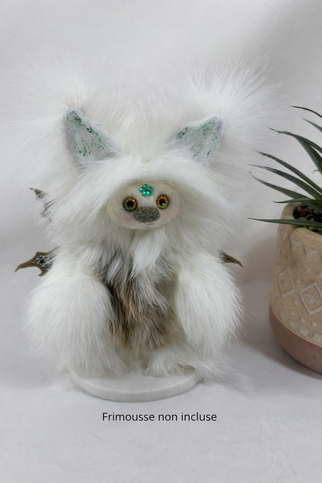 Support Frimousse – socle avec fourche réglable pour Frimousse avec ou sans ailes (frimousse non incluse)