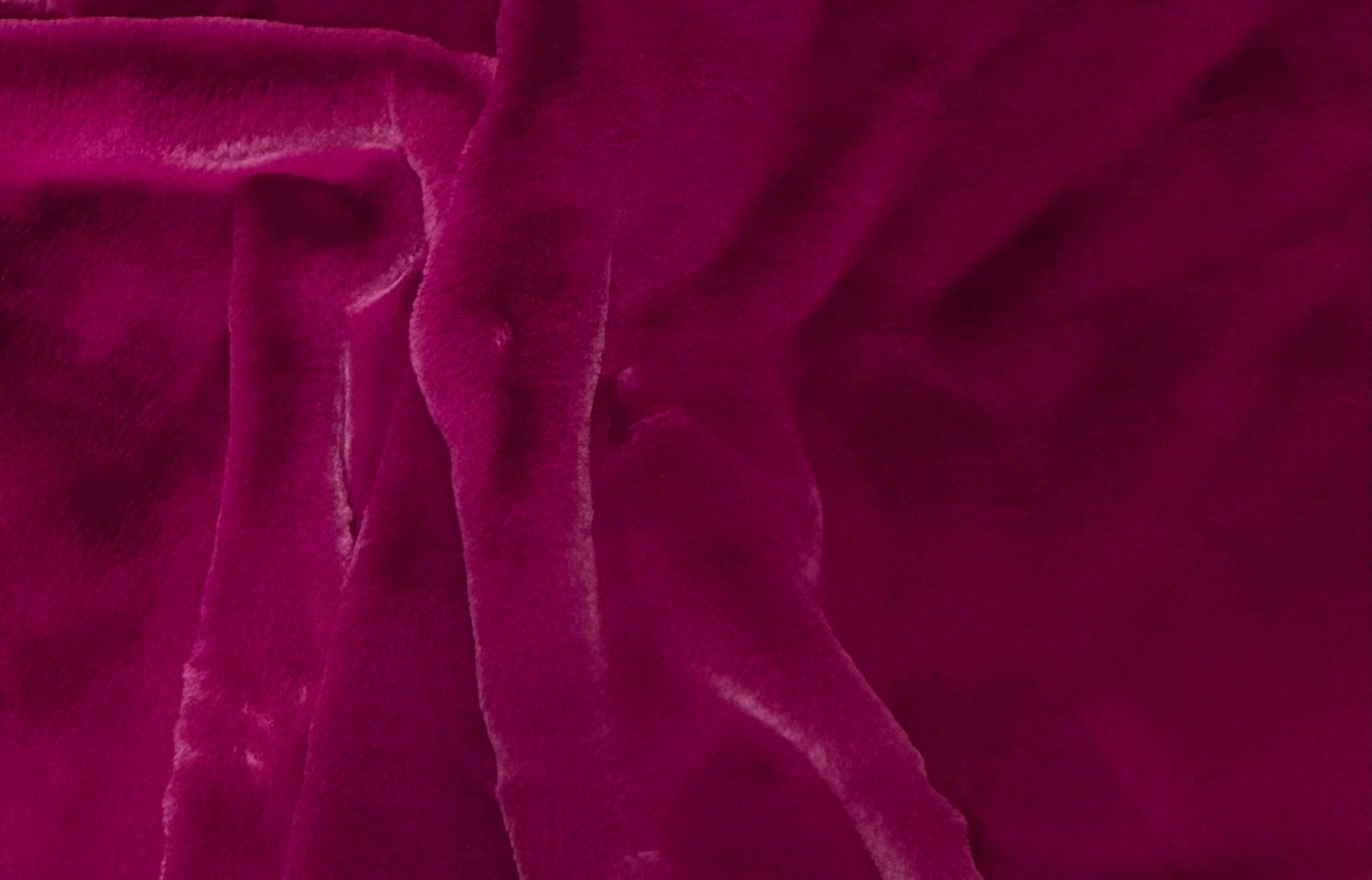 Fausse fourrure rose fuchsia douce pour ours coussin et loisirs créatifs