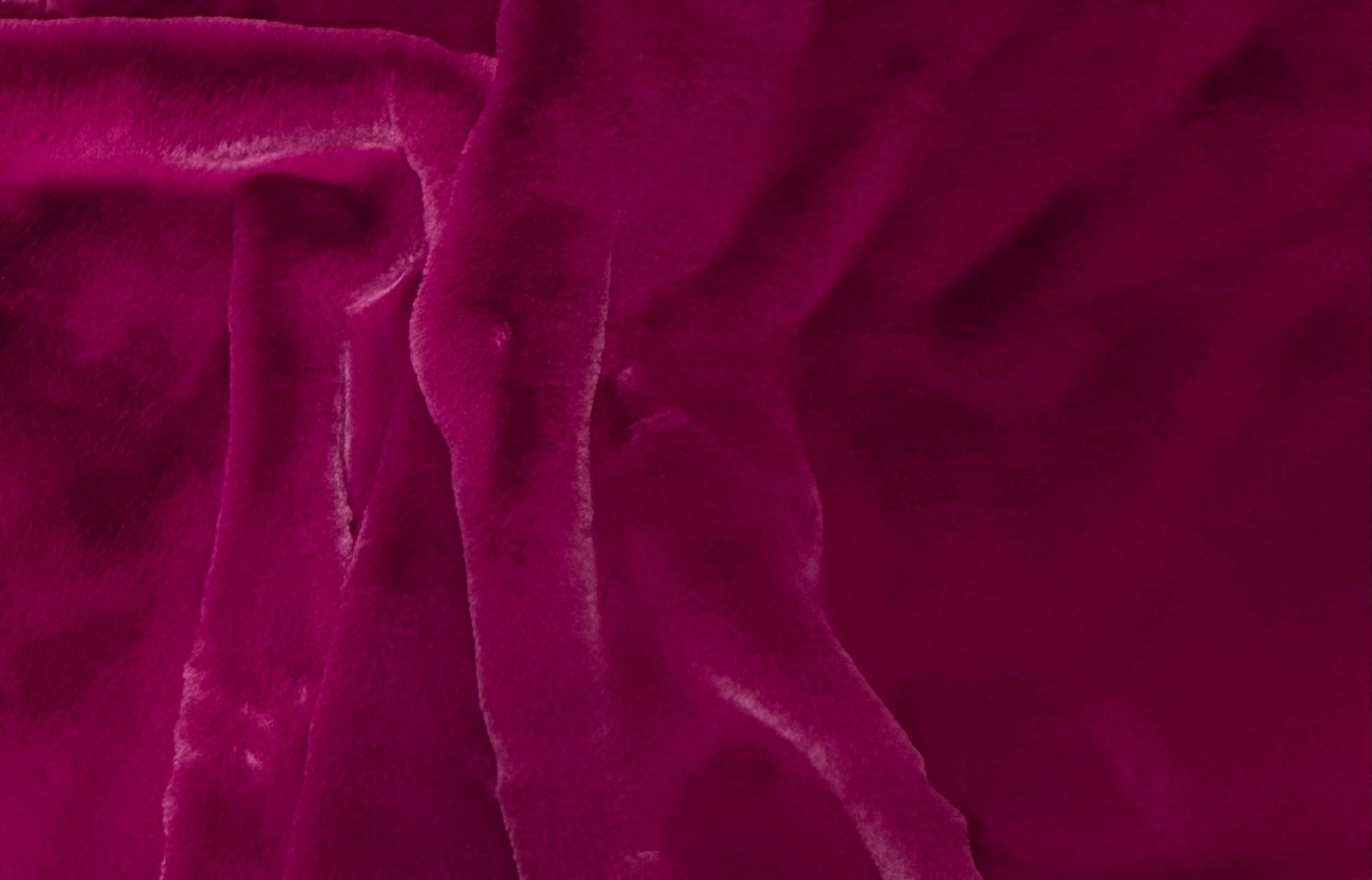 Fausse fourrure rose fuchsia douce pour ours coussin et loisirs créatifs