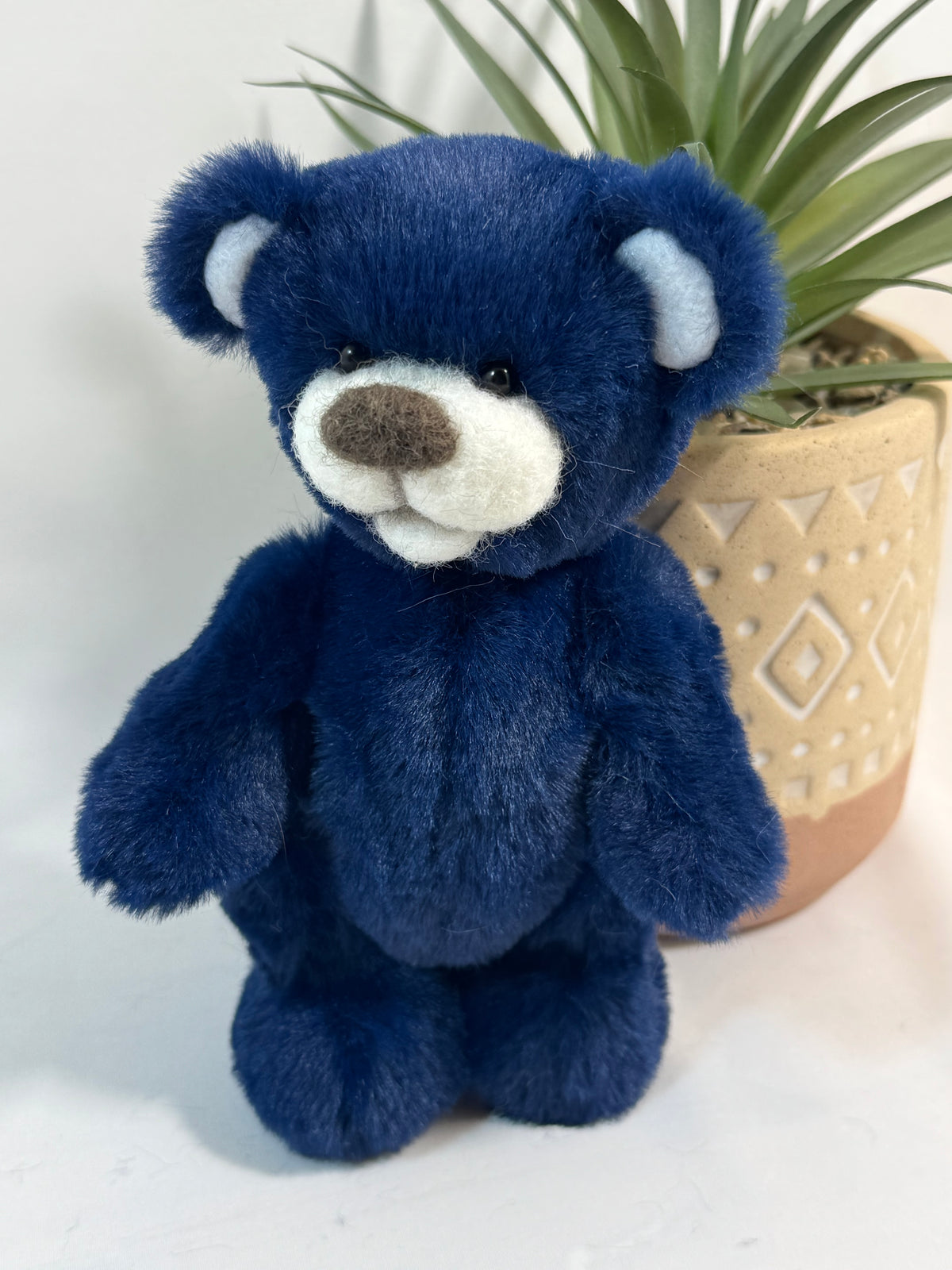 Ours articulé de collection Eclipse 14 cm bleu nuit avec coussinets blancs