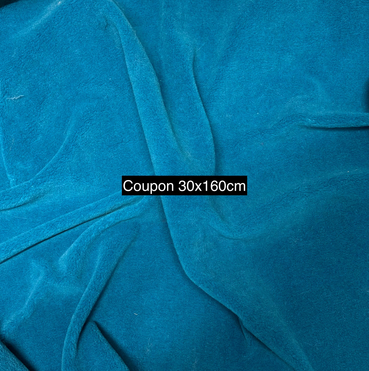 Coupon tissu polaire bleu doux 30x160 cm 🧵