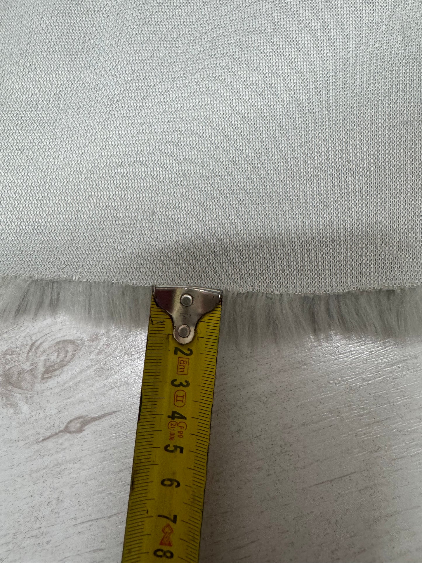 fausse fourrure grise dense et douce tissu création peluche et fursuit