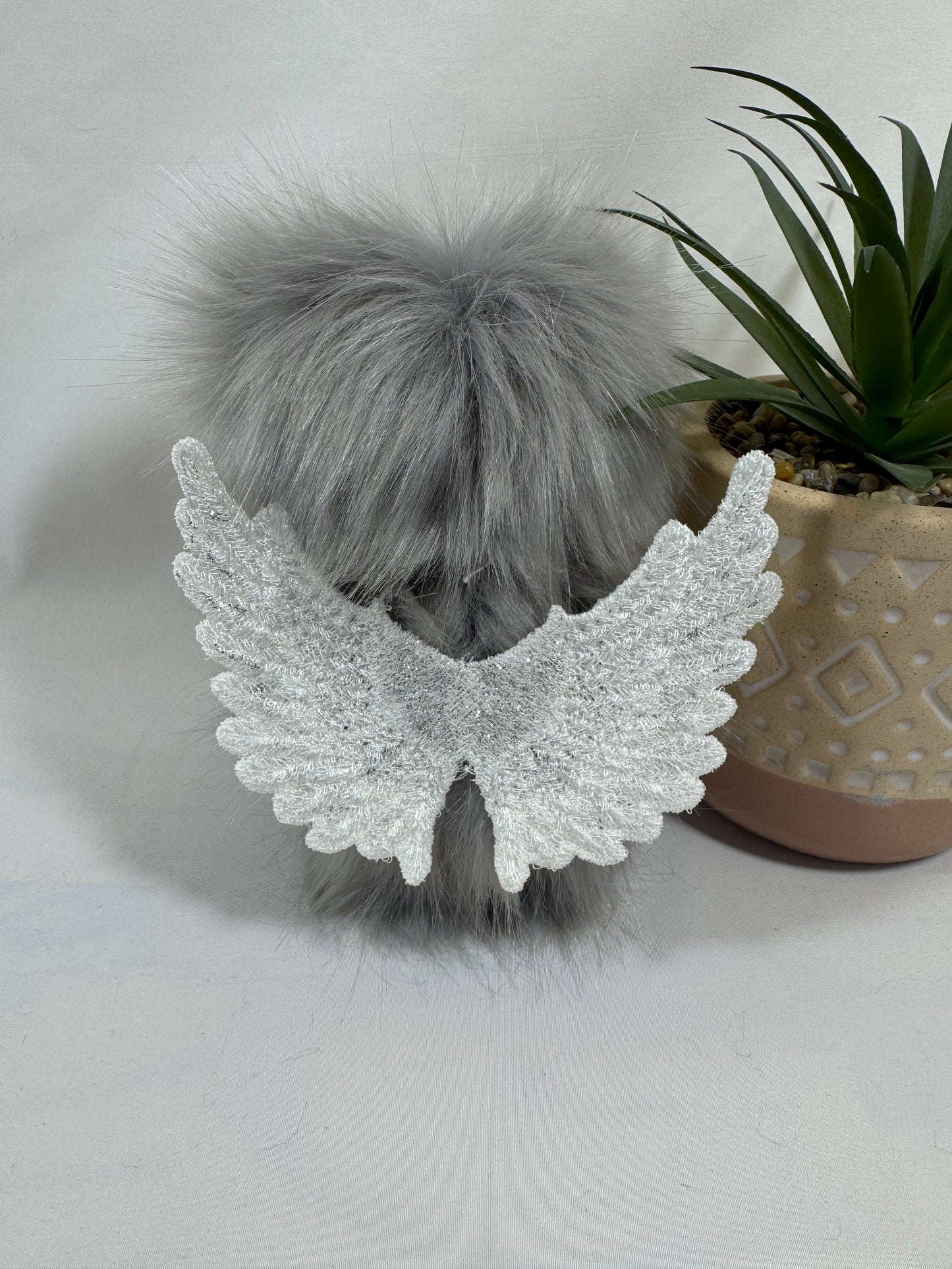 ✨ Frimousse Angel “Elior” – 16 cm – Création artisanale articulée, pièce unique ✨